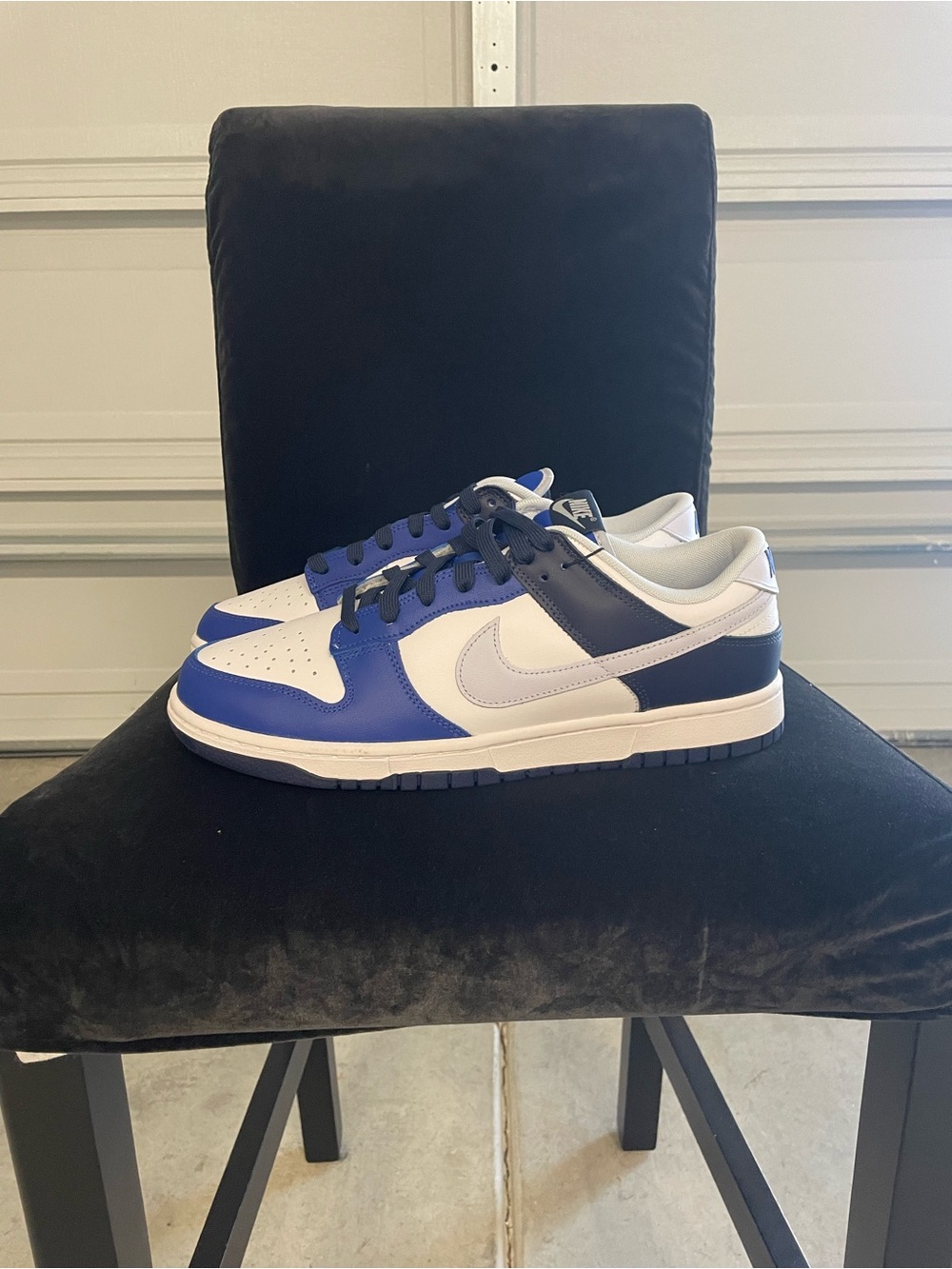 Nike Dunk Low 10m Low-Top Sneakers - White & Royal/Navy Blue Dallas Cowboys